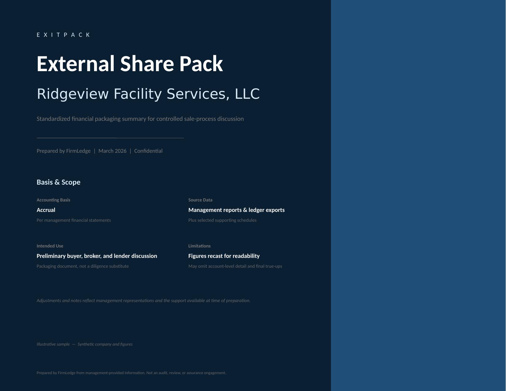 Cover — Ridgeview Facility Services, LLC